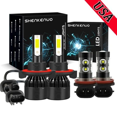 Комбинированная светодиодная фара для Suzuki XL-7 2007 - 2009 XL7 + противотуманные фары 4 лампы 6000K - Изображение 1 из 4