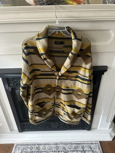 Junk Food Clothing Los Angeles XL Western Azteken Hemd Jacke Braun/Gelb Herren - Bild 1 von 4