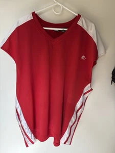 Vintage Starter Sleeveless Basketball Jersey Men’s 3XL Red White Blank - Picture 1 of 8