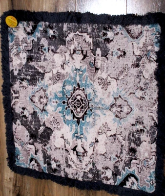 NUEVO Mandala Life Art Almohada Falsa Cuadrado Tapiz Lona Gris/Taupe/Verde azulado 26" Foto 1 de 4