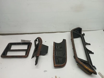 Ford F150 F250 1987-1991 juego de cuatro piezas de molduras de tablero de madera 12158505 Foto 1 de 4