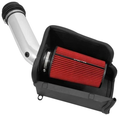 Spectre Fits 94-97 Ford SD 7.3L DSL Air Intake Kit - Polished W/red Filter - Image 1 of 4