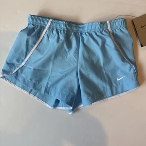 Nike Shorts Girls Youth Dri Fit Tempo Training - Size M - Blue Light Blue - Picture 1 of 8