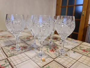 6 Wine Bleikristall Nachtmann Glasses. VGC. - Picture 1 of 4