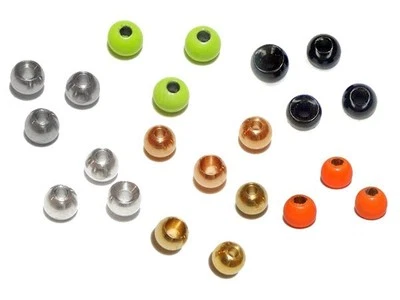 Wolfram Perlen für schwere Nymphen, 7 Farben zur Auswahl / 10 Stück pro Packung