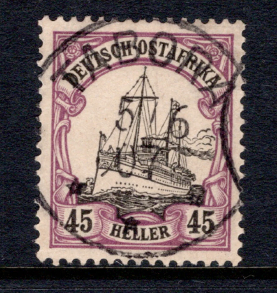 German East Africa 1905 45h Black & Violet SG 32a Cat £150 F/Used - Image 1 of 1