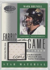 2001 Leaf Certified Materials Fabric of the Game Career /119 Mark Brunell #FG-94