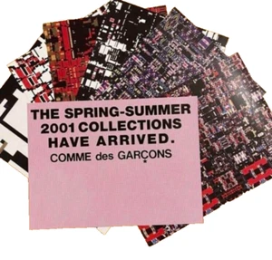 Comme des Garcons DM set of 7 Brian Eno 2001 SS Fashion Art Advertising - Picture 1 of 5