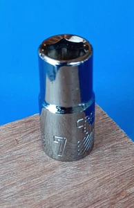 Craftsman 1/4" Drive 6 Point Standard Socket Gunmetal Chrome Pick a Size NEW - Picture 1 of 16