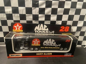 1993 Matchbox Havoline/MAC Tools #28 Davey Allison Racing 1:64 Scale Transporter - Picture 1 of 4