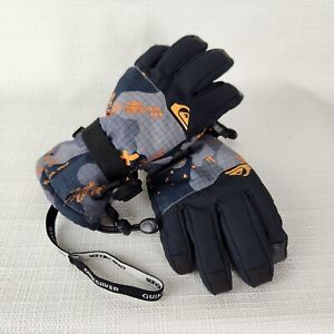 Quicksilver Mission Youth Med. Insulated Ski Snowboard Riding Gloves Touchscreen