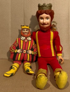 Vintage Burger King 1980 Knickerbocker Magical Doll and 1977 The King Doll Lot 2 - Picture 1 of 14