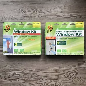 Duck Heavy Duty Film Window Film Insulation 3 indoor Extra Large + Patio Door - Picture 1 of 6