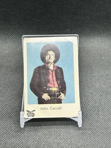 1957 Dutch Gum Card Symbolbilder John Carroll - Picture 1 of 2