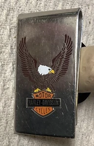 HARLEY-DAVIDSON GELDKLAMMER - Silber mit Flying Eagle 1984 - Bild 1 von 8