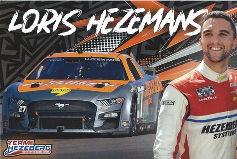 2022 LORIS HEZEMANS "HEZEMANS SYSTEMS" #27 NASCAR CUP SERIES POSTCARD Cover