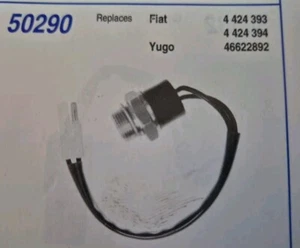 (50290) radiator Fan Switch ....FIAT ARGENTA & CROMA INC IE TURBO - Picture 1 of 2