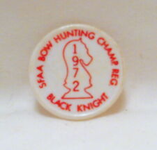  3 New Jersey Bow Hunters Archery Club Button,Pin  1)1972,  1) 1973   1) 1972 