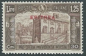 1930 ERITREA MILIZIA 1,25 LIRE MH * - I42-3 - Picture 1 of 1