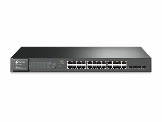 TP-Link JetStream 28-Port Gigabit Smart Switch with 24-Port PoE+ (TL-SG2428P)