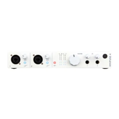 Arturia MiniFuse 4 USB Type-C 4 x 4 Audio Interface White - Image 1 of 4