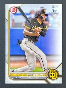 JAMES WOOD 2022 Bowman 1st Bowman Paper BP-108 San Diego Padres - Picture 1 of 2