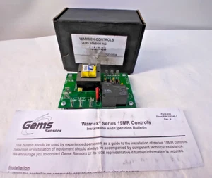 Warrick Controls Gems Sensors 19MRC0 - Liquid Level Control Relay, 120 / 240 VAC - Picture 1 of 10