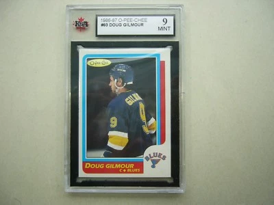1986/87 O-PEE-CHEE NHL HOCKEY CARD #93 DOUG GILMOUR KSA 9 MINT 86/87 SHARP!! OPC - Image 1 of 3