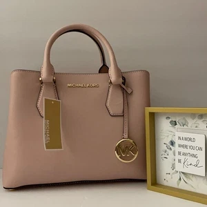 🐼💦 Michael Kors 🐼💦 MK Camille Satchel Leder Beuteltasche Tasche Handtasche 🐼 GB20 - Bild 1 von 13