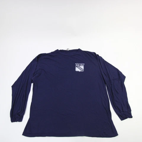New York Rangers 4orte Long Sleeve Shirt Men's Navy Used Cover