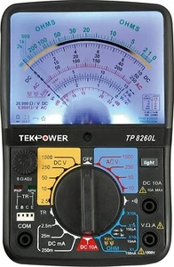 Used Tekpower TP8260L Analog Multimeter with Back Light Transistor Checking - Picture 1 of 5