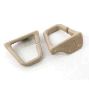 New For 93-02 Camaro Firebird Beige Slotted Seat Belt Shoulder Guide Loops 1PAIR - Picture 1 of 9
