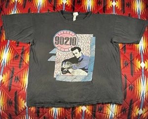 Vintage Beverly Hills 90210 TV Show Promo T-shirt Luke Perry Dillon Black XL - Picture 1 of 10