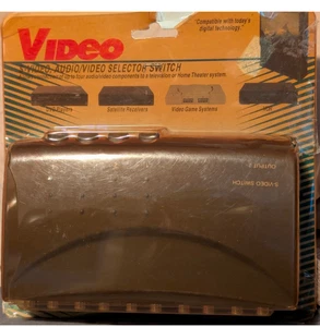 S-Video, Audio/Video Selector Switches, Video Game System Support - Imagen 1 de 7