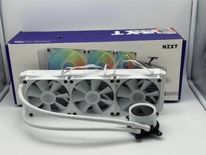 NZXT Kraken 360 RGB 360mm All-In-One CPU Liquid Cooler - White READ - Afbeelding 1 van 5
