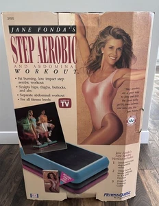 VTG Jane Fonda Fitness Quest Step Aerobic Workout Factory Sealed - Picture 1 of 4