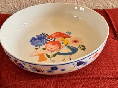 Disney Alicia en el País de las Maravillas Cena Cuenco/Plato Zrike Nuevo Foto 1 de 4