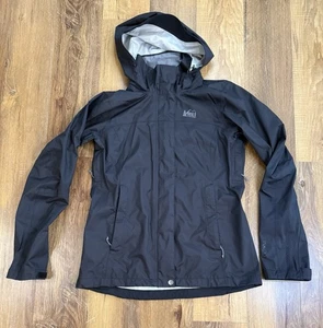REI Co-op Rainier Peak 2.5L Ripstop Rain Jacket Men’s Size Small Black - Picture 1 of 15