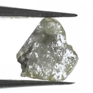 Slice Natural Rough Loose Translucent 6.60X6.56X1.13MMr 0.47 Ct Diamond Lot - Picture 1 of 2