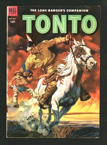 Cómic Dell 1952 The Lone Ranger's Companion Tonto edición 11 en muy buena condición 4,0 - Imagen 1 de 2