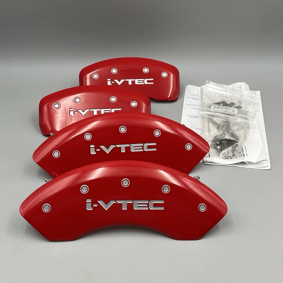 Cubiertas de pinza de freno MGP Honda Accord 2008-2012 6 cilindros Rojo i-VTEC - 20107SIVTRD Foto 1 de 4