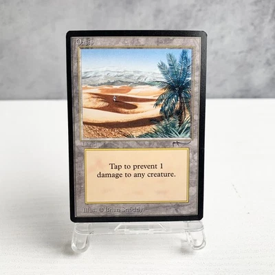 MTG Oasis Arabian Nights 1993 Land Vintage Magic the Gathering - Image 1 of 4
