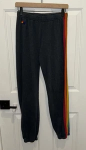Aviator Nation Rainbow Side Stripe Sweatpants Women’s Size Medium M - Bild 1 von 12