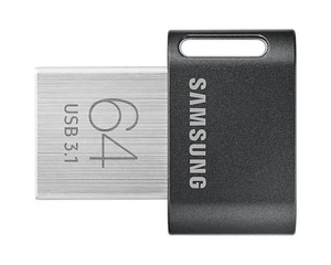 Samsung Muf 64Ab 64Gb Fit Plus Usb3.1 Flash Drive Grey Silver - Picture 1 of 1