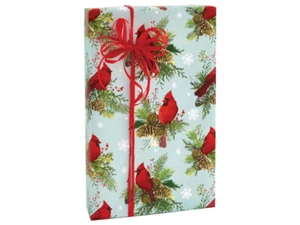 MAJESTIC CARDINAL Druck Design 24" Geschenkpapier Länge Menge wählbar - Bild 1 von 1