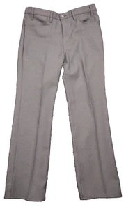 VTG Levis Pants Mens 36x31 Brown Dacron 517 Bootcut Western USA Made Brown Tab - Picture 1 of 11
