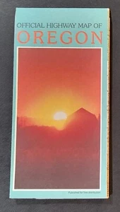 Vintage Oregon State Highway Map - 22.5 x 32 Inches - Late 1980s - Picture 1 of 9
