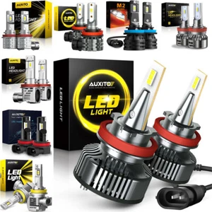Faro LED AUXITO H8 H11 H9 bombillas de haz alto bajo DRL luces antiniebla amarillo/blanco - Imagen 1 de 119