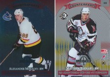 1997-98 Donruss Limited #68 ALEXANDER MOGILNY / MATTHEW BARNABY - Canucks Sabres