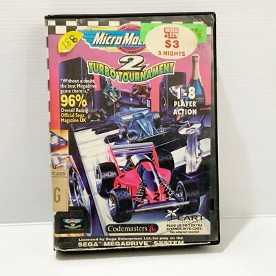 Micro Machines 2 Turbo Tournament + Box - Sega Mega Drive - Tested & Working - Image 1 of 4